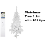 Premium White Christmas Tree - 161 Tips